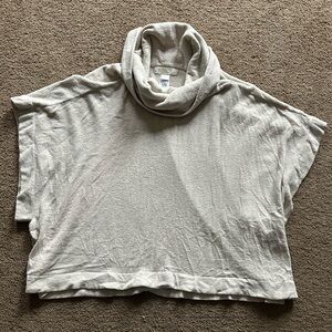 Barefoot Dreams Sweater Womens S/M Beach Rock Poncho Cowl Cozy Chic Ultra Lite